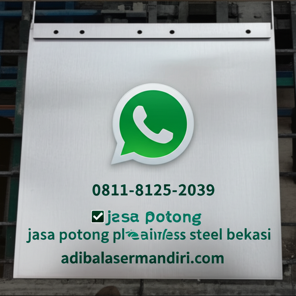 Whatsapp 0811-8125-2039 jasa potong plat stainless steel bekasi adibalasermandiri.com