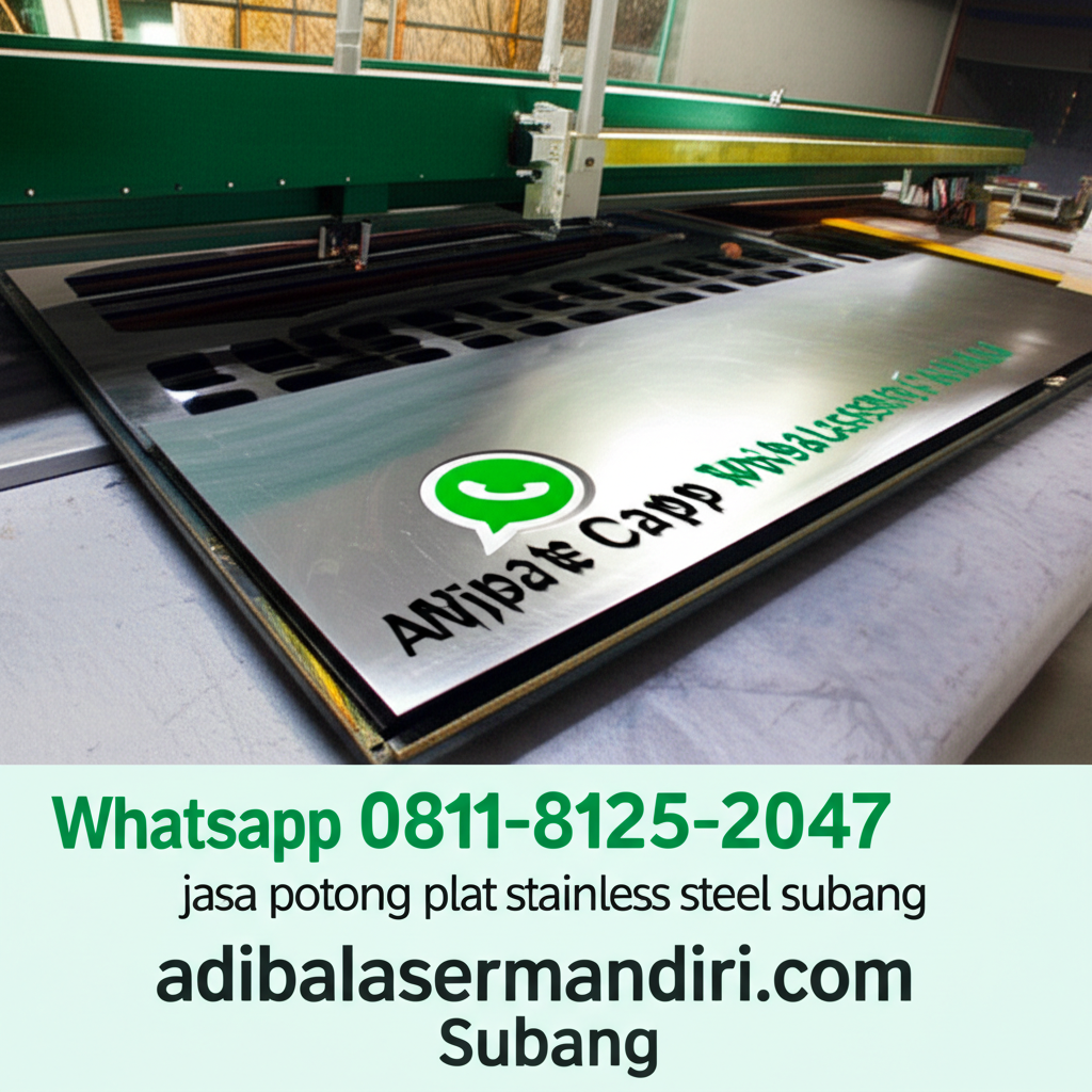 Whatsapp 0811-8125-2047 jasa potong plat stainless steel subang adibalasermandiri.com