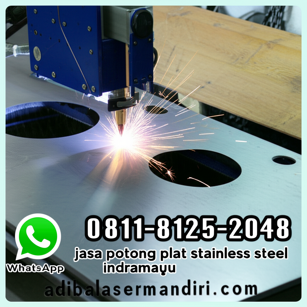 Whatsapp 0811-8125-2048 jasa potong plat stainless steel indramayu adibalasermandiri.com