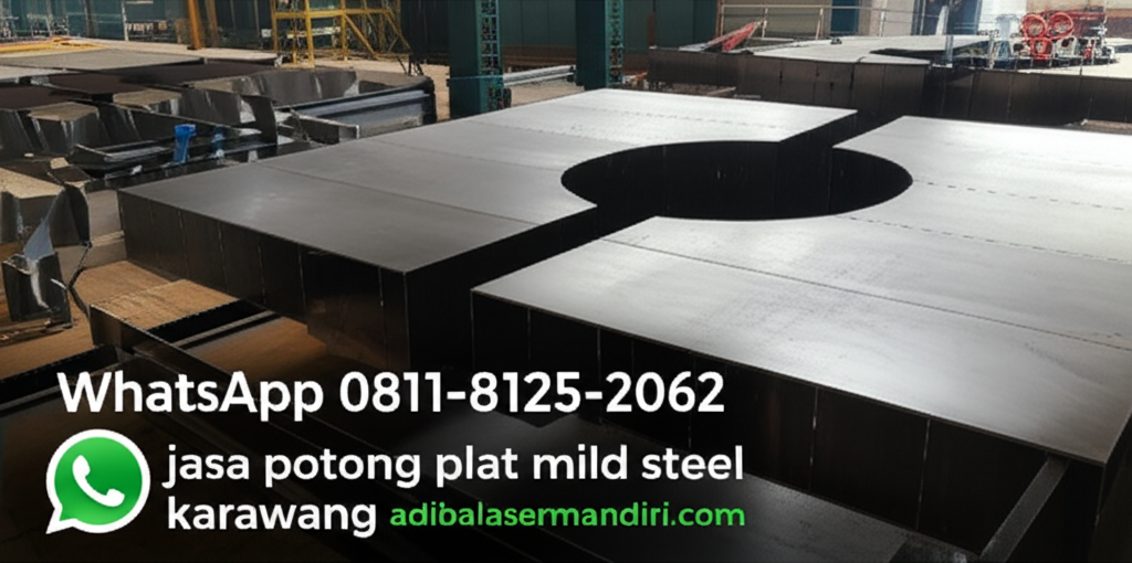 Whatsapp 0811-8125-2062 jasa potong plat mild steel karawang adibalasermandiri.com