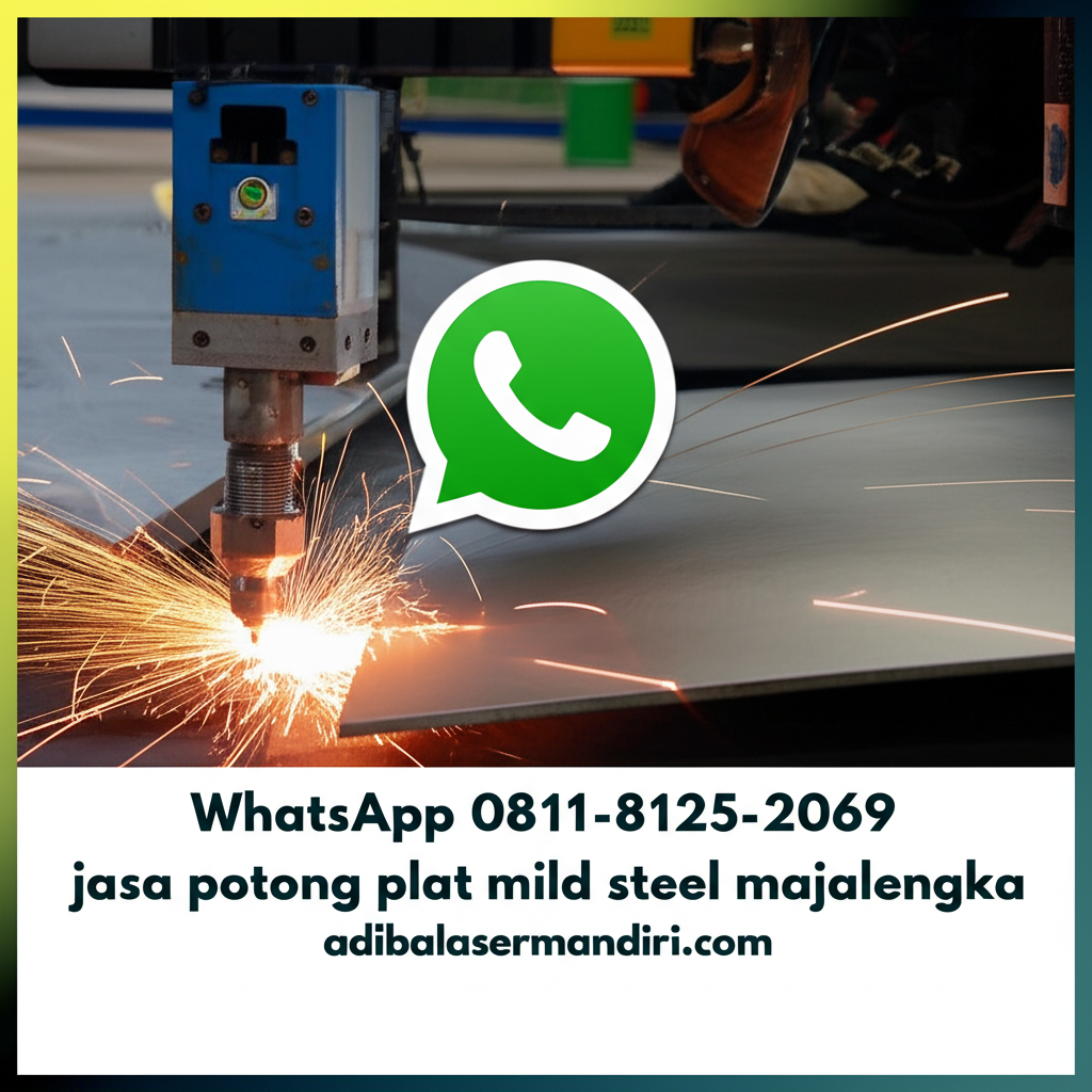 Whatsapp 0811-8125-2069 jasa potong plat mild steel majalengka adibalasermandiri.com