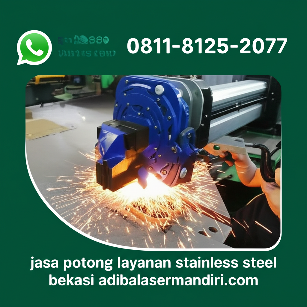 Whatsapp 0811-8125-2077 jasa potong layanan stainless steel bekasi adibalasermandiri.com