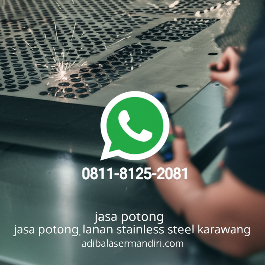 Whatsapp 0811-8125-2081 jasa potong layanan stainless steel karawang adibalasermandiri.com