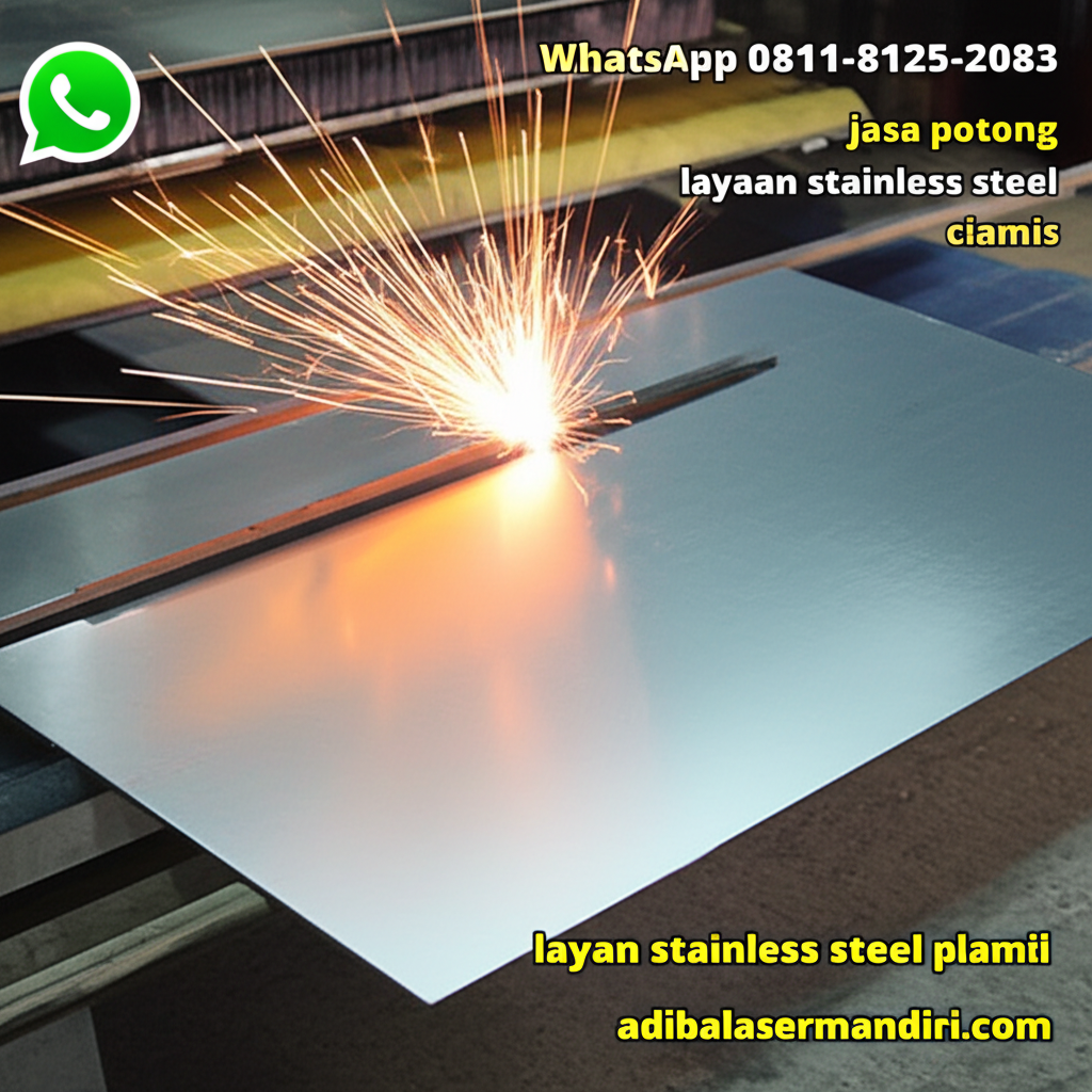 Whatsapp 0811-8125-2083 jasa potong layanan stainless steel ciamis adibalasermandiri.com
