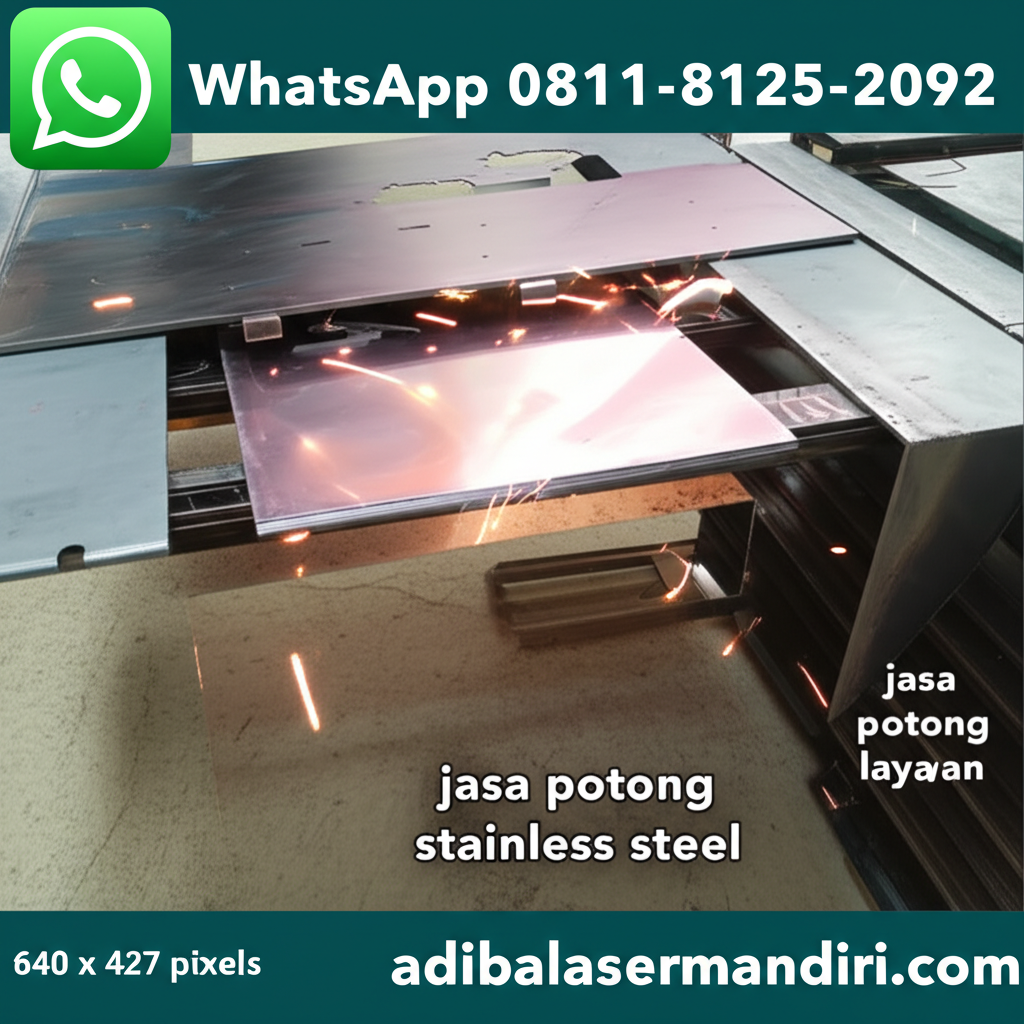 Whatsapp 0811-8125-2092 jasa potong layanan stainless steel garut adibalasermandiri.com