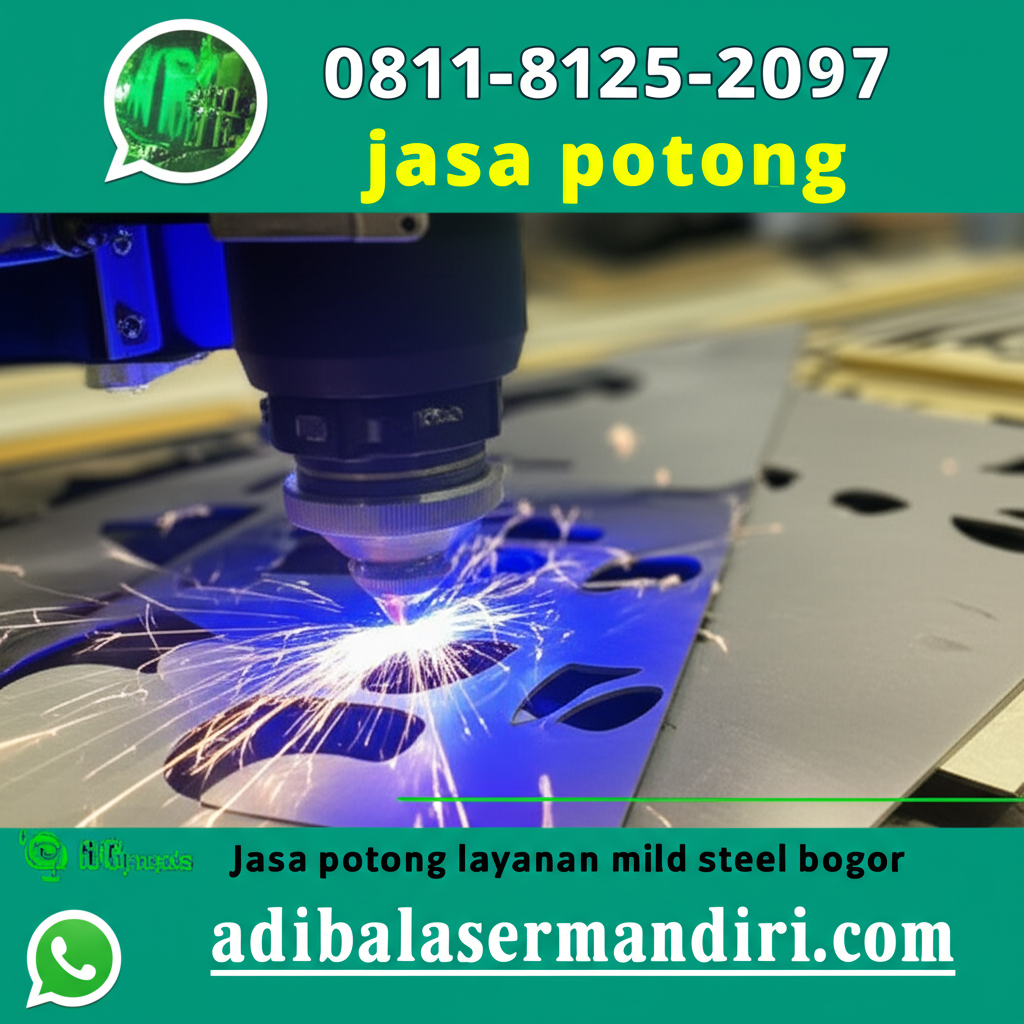 Whatsapp 0811-8125-2097 jasa potong layanan mild steel bogor adibalasermandiri.com