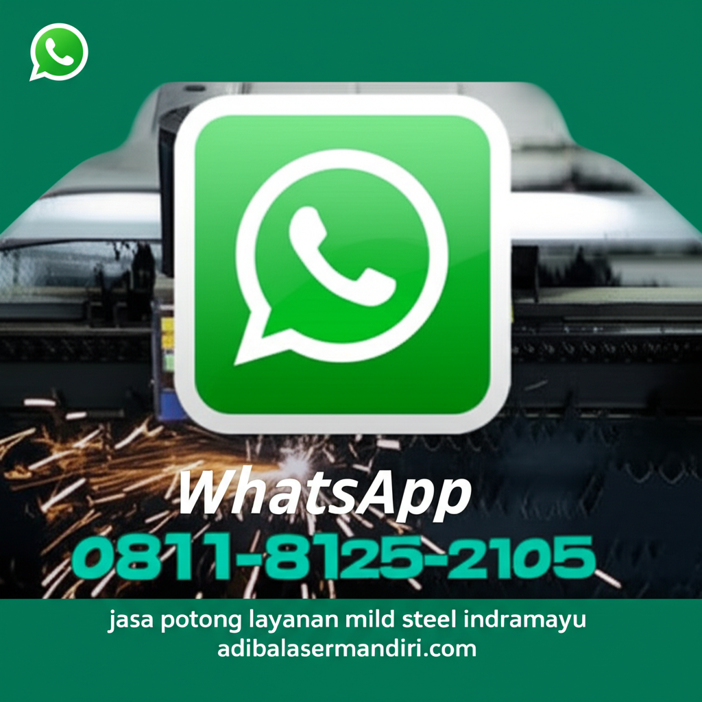 Whatsapp 0811-8125-2105 jasa potong layanan mild steel indramayu adibalasermandiri.com